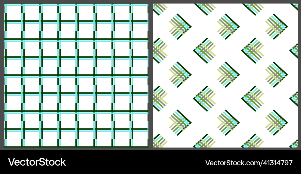 Geometric shapes from thin lines Vector Image