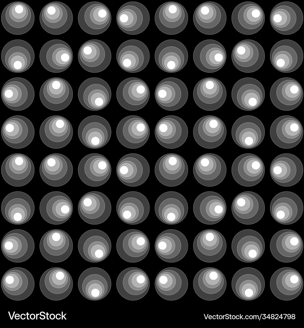 Abstract geometrical pattern with circles over vector image