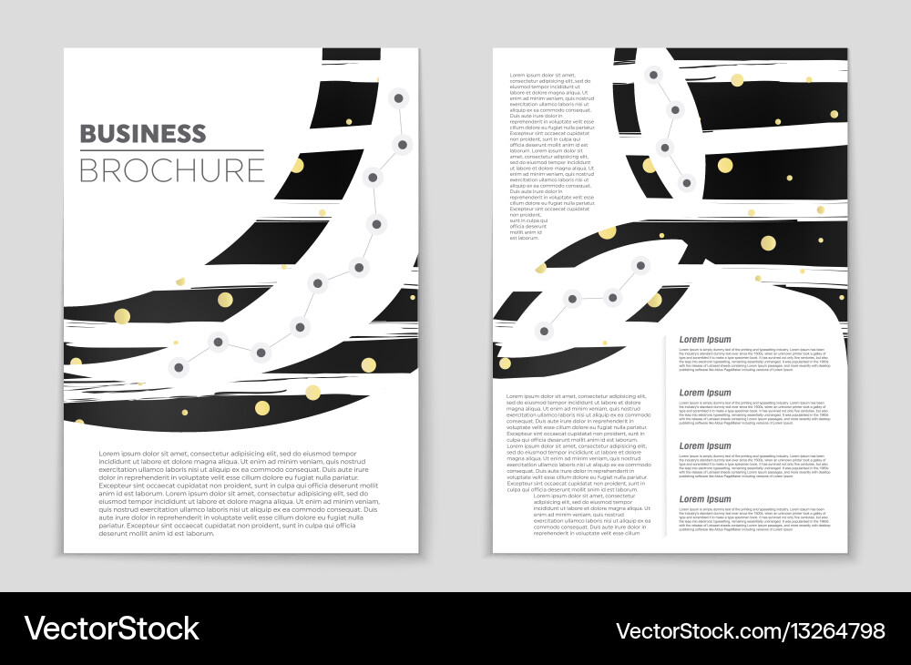Abstract layout background set for art vector image