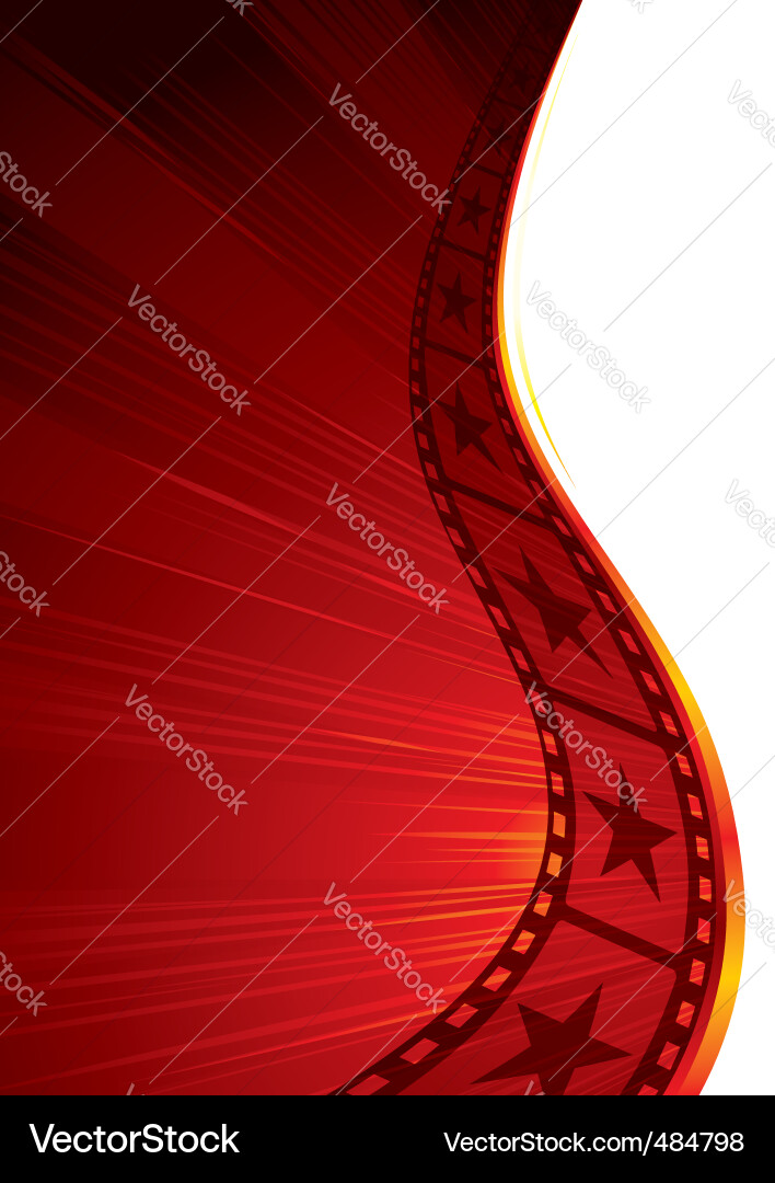Cinema Premiere Backdrop Vector Image