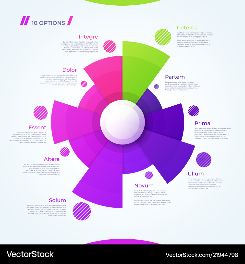 Circle chart design template for creating Circle chart design template for creating vector image