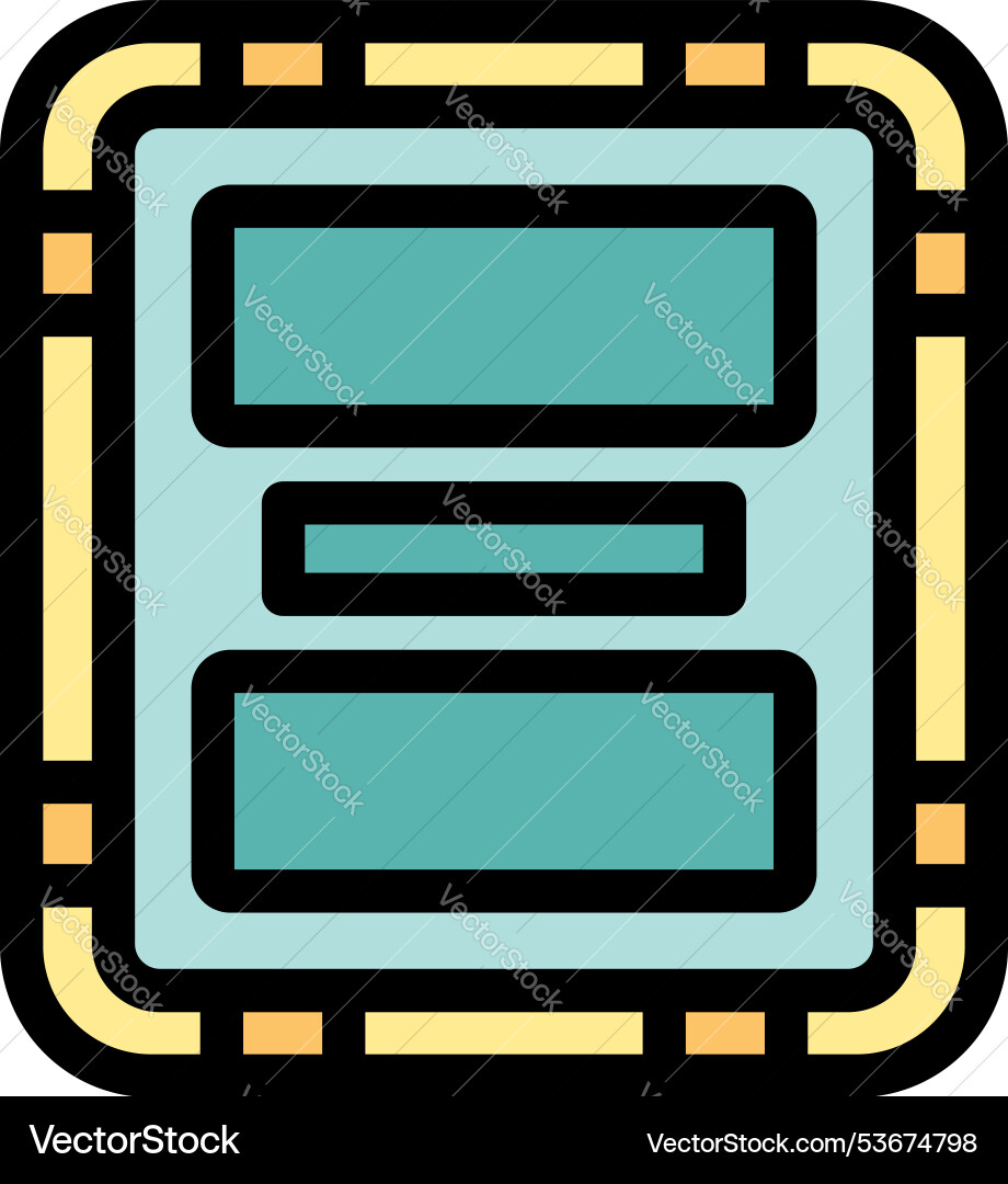 Computer chip processor performing operations icon Computer chip processor performing operations icon vector image