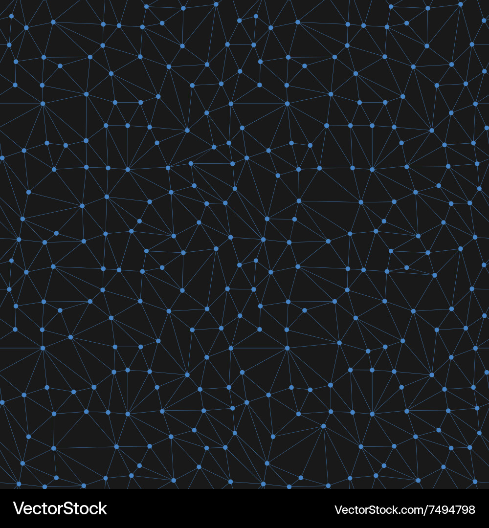 Dark abstract triangle seamless pattern Vector Image
