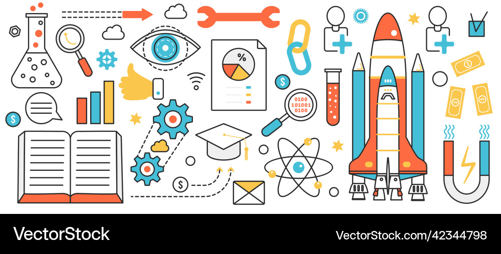 Innovationsstart für Investitionen Innovationsstart für Investitionen vektorbild