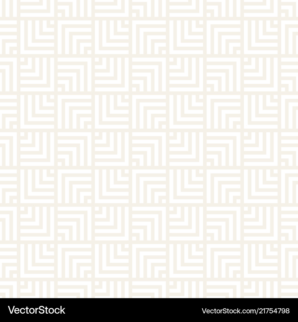 Subtle Line Mosaic Pattern vector image