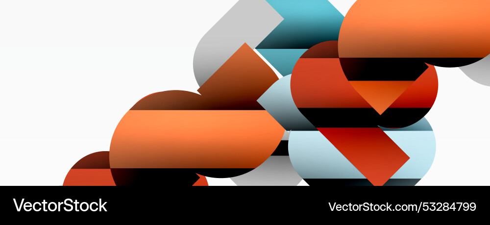 Abstract background colorful geometric curve Abstract background colorful geometric curve Vector Image