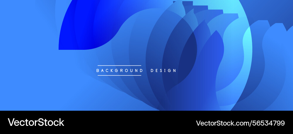 Abstract blue waves create dynamic background Abstract blue waves create dynamic background Vector Image