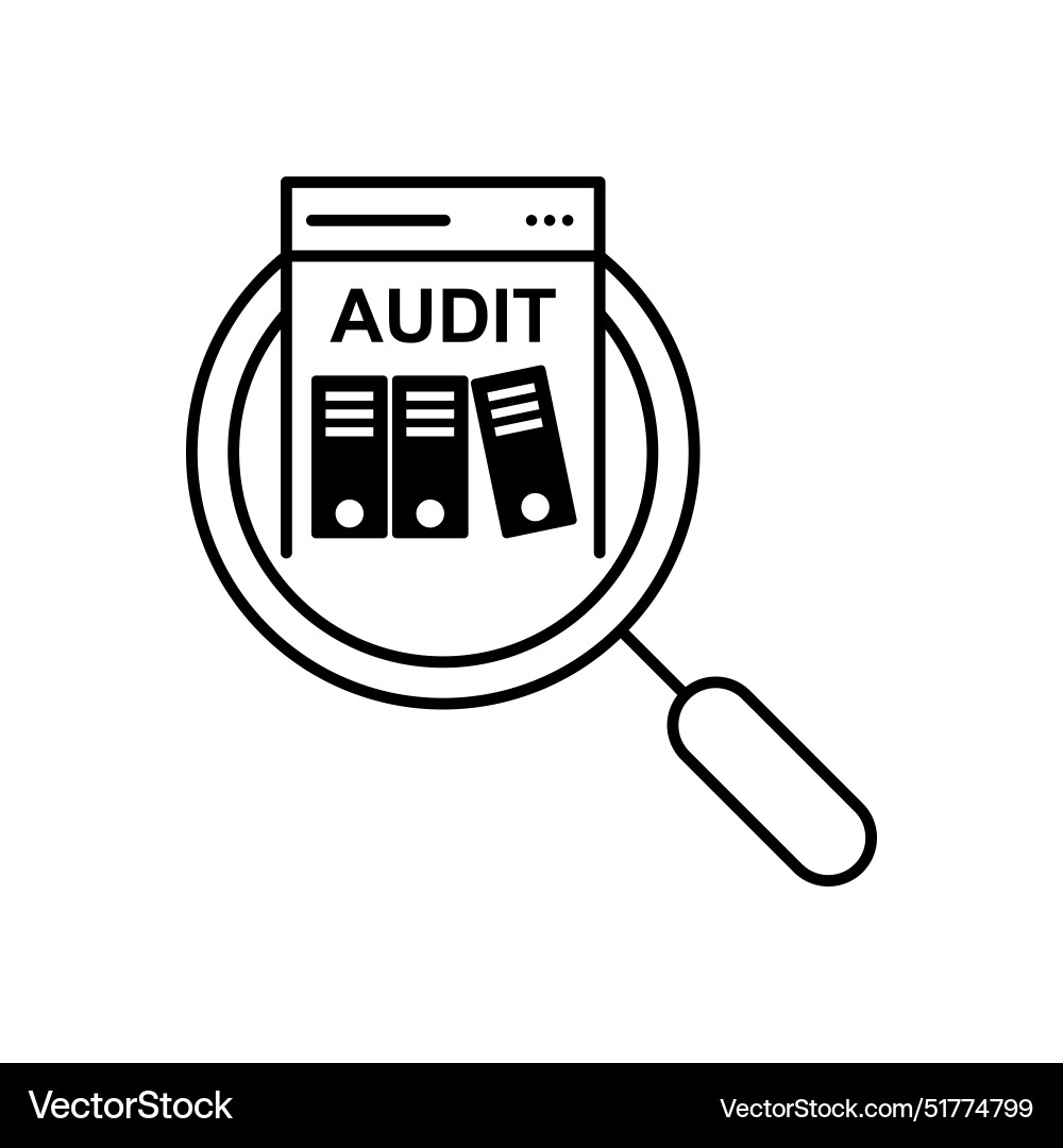 Audit icon simple element from collection Audit icon simple element from collection Vector Image