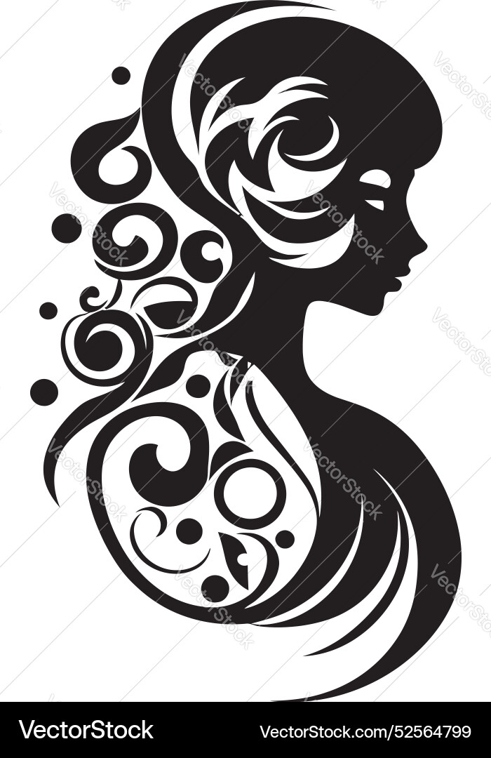 Blossom noir floral face graphische Ikone geschattet Blossom noir floral face graphische Ikone geschattet vektorbild