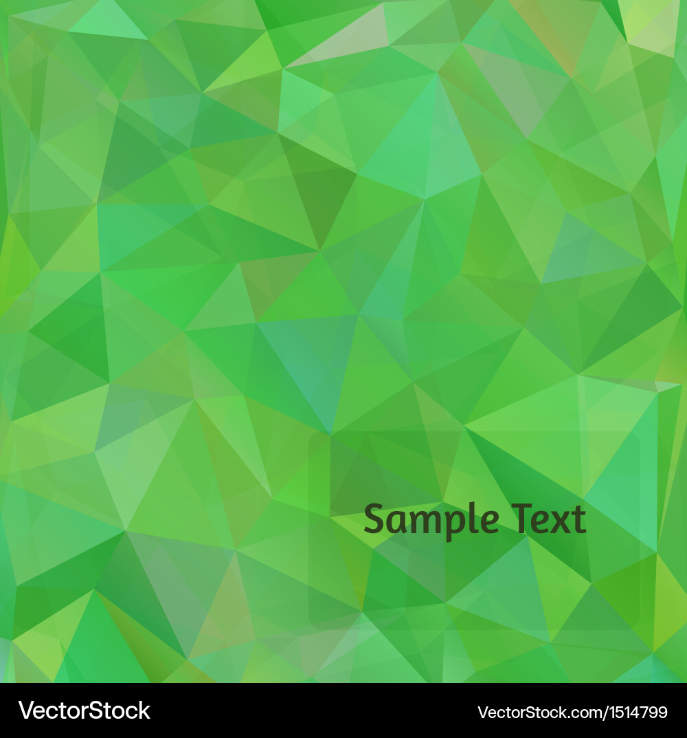 Polygon design stylized abstract background vector image
