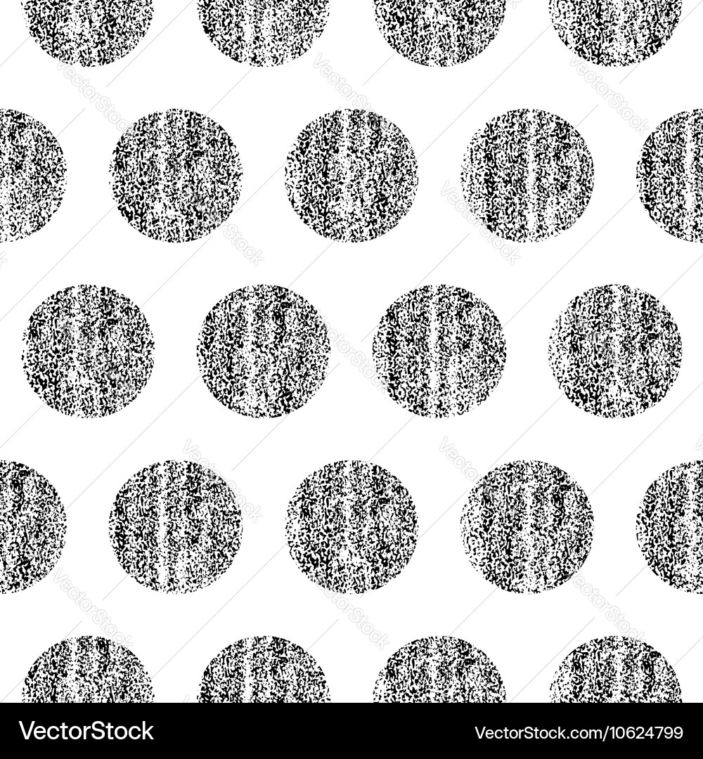 Seamless pattern with polka dots texture vector image