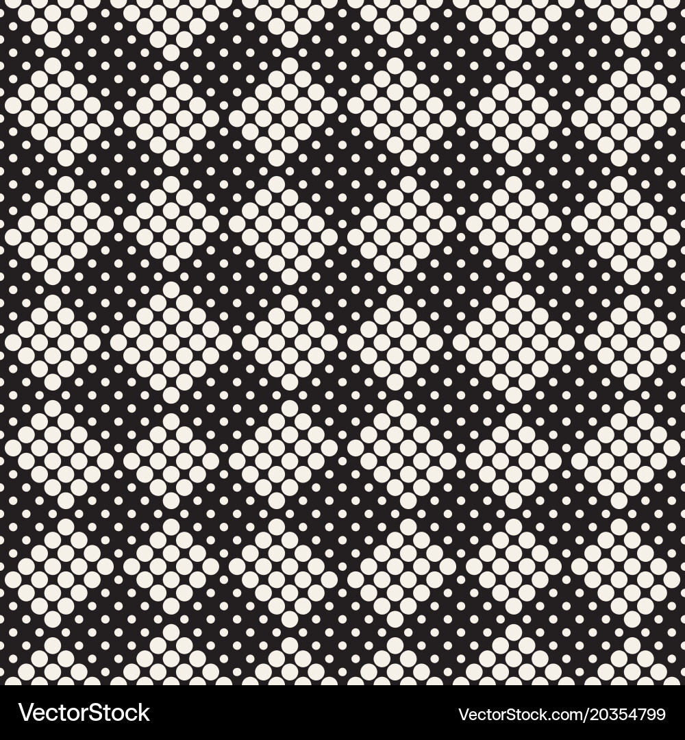 Set 50 halftone circles grids invert vector image
