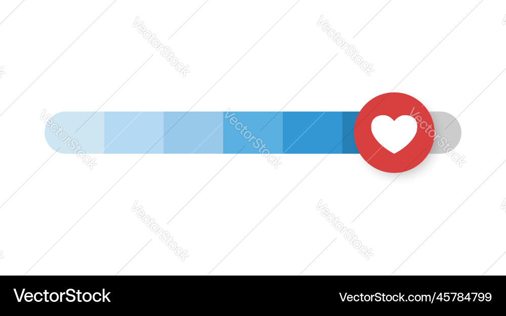 Switch slider icon in flat style volume control Switch slider icon in flat style volume control Vector Image