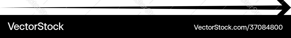 Black arrow pointing right shape element Black arrow pointing right shape element vector image