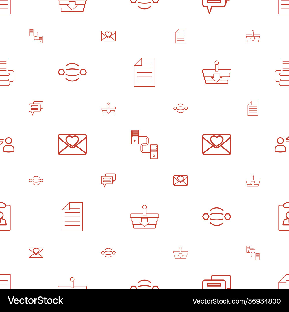Internet icons pattern seamless white background Vector Image