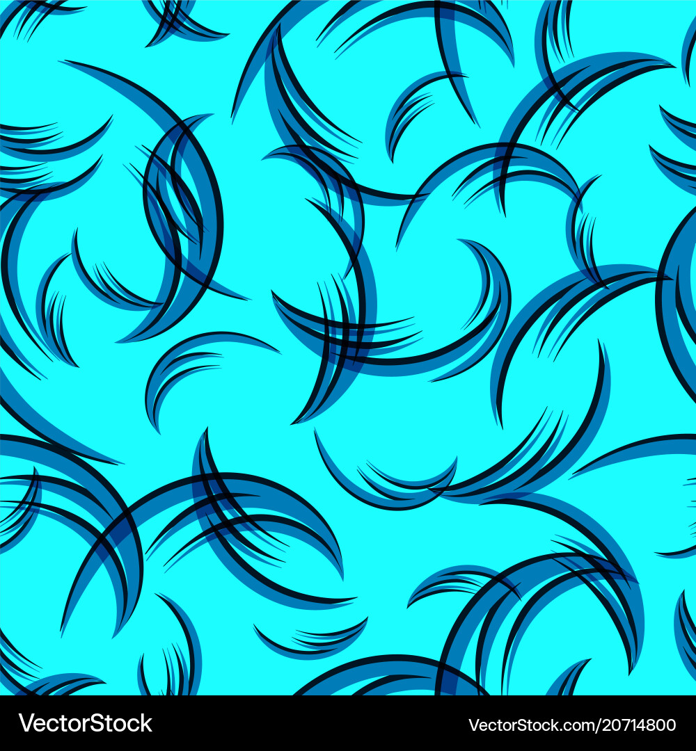 Pattern of blue curls on a background Pattern of blue curls on a background vector image