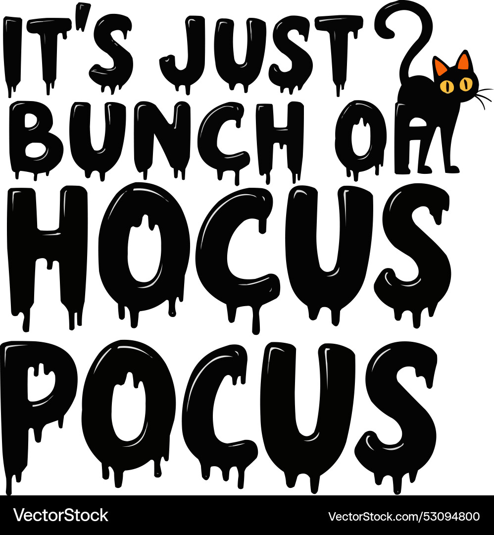 Quotes halloween typography shirt design Quotes halloween typography shirt design vector image