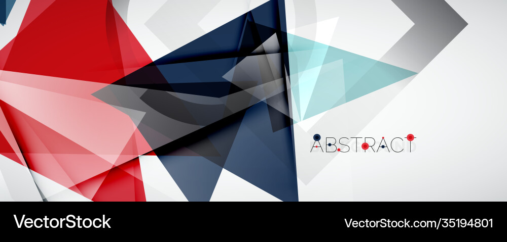 Geometric abstract background color triangle Geometric abstract background color triangle vector image