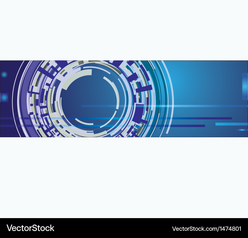 Modern Tech Abstract Background Vector Image