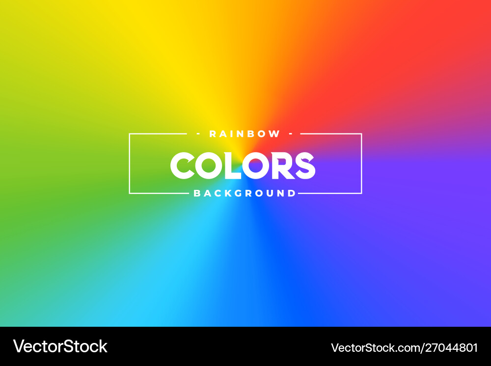 Rainbow Color Spectrum Background vector image
