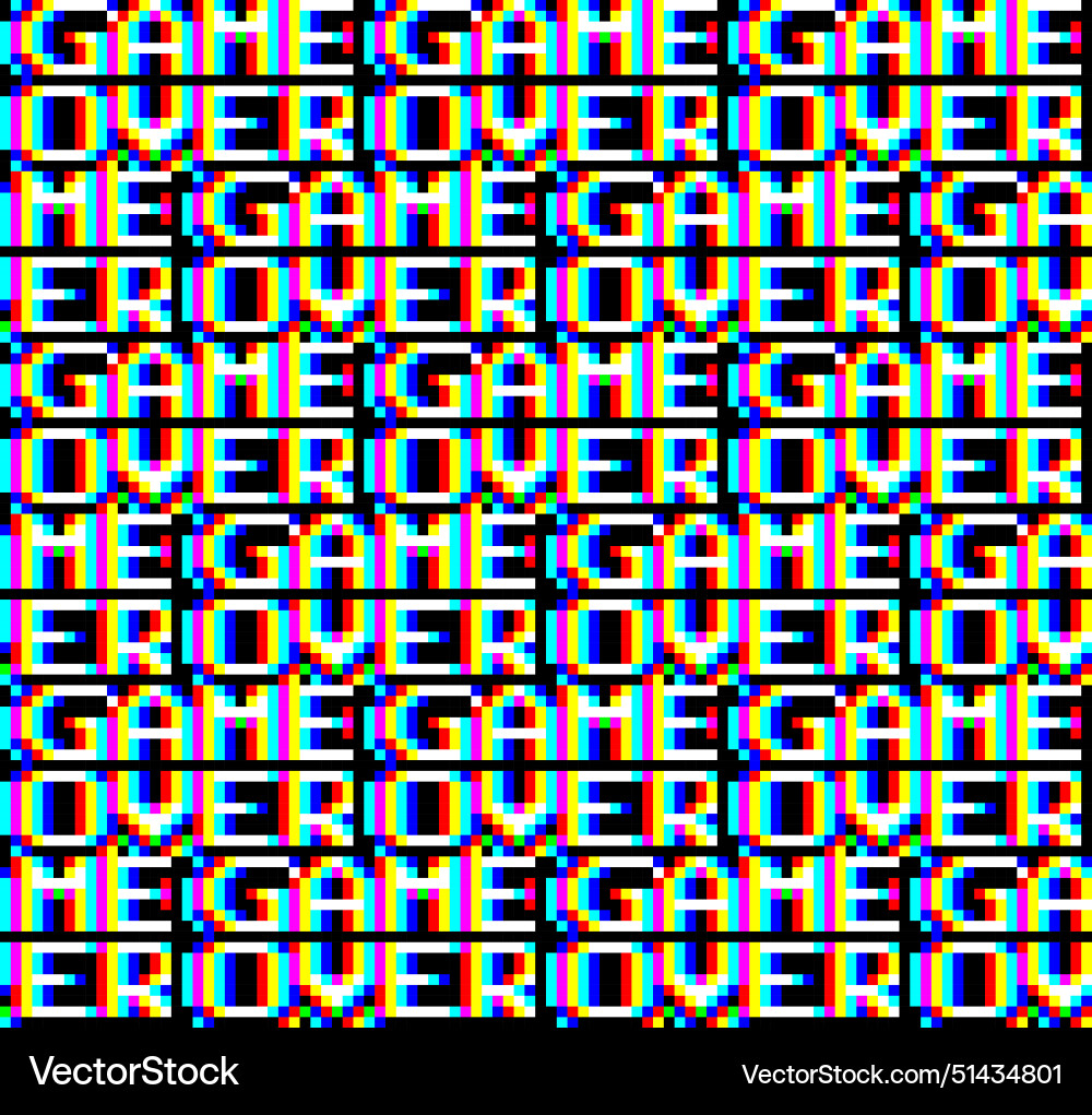 Seamless background with text vector image