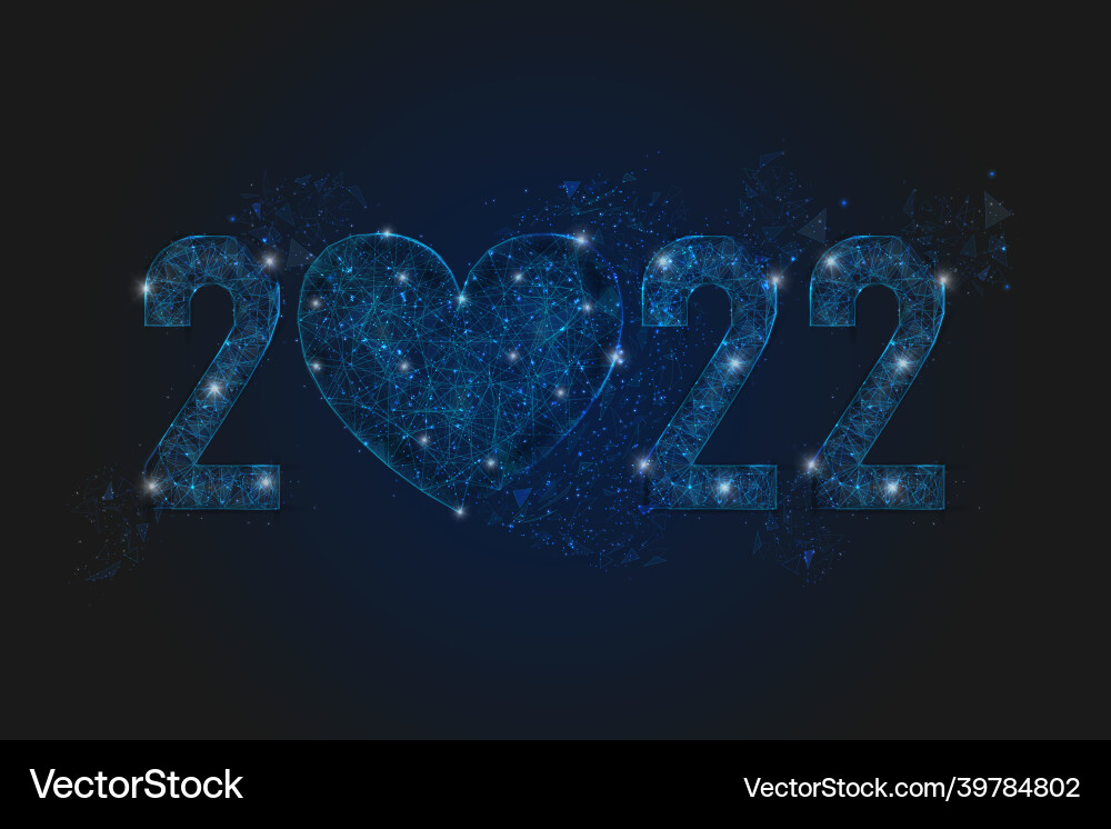 Abstract isolated blue image of new year number Abstract isolated blue image of new year number vector image