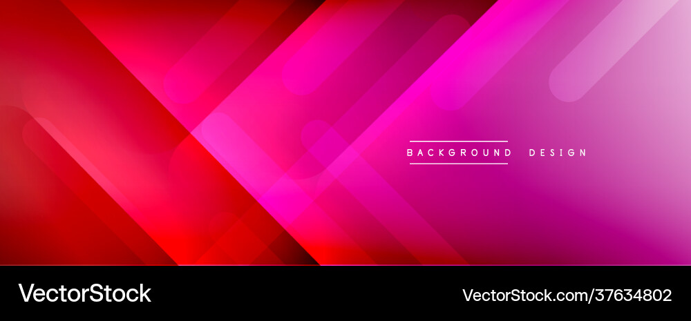 Dynamic lines abstract background 3d shadow Vector Image