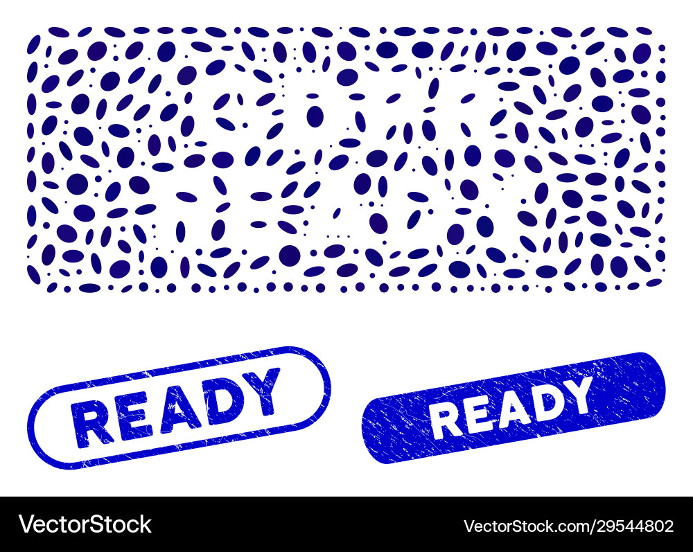 Ellipse mosaic gdpr ready rounded rectangle Ellipse mosaic gdpr ready rounded rectangle vector image