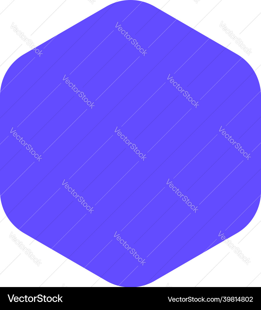 Empty button banner shape element vector image