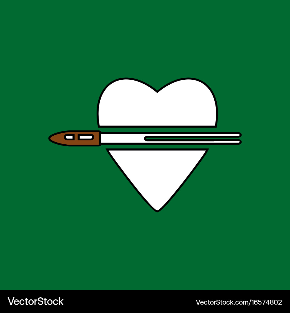 Flat icon design collection bullet wounded Vector Image