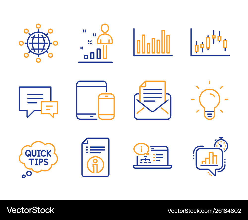 Online documentation mail correspondence Online documentation mail correspondence vector image