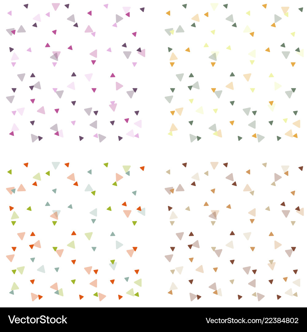 Set of abstract stylish pattern vector image