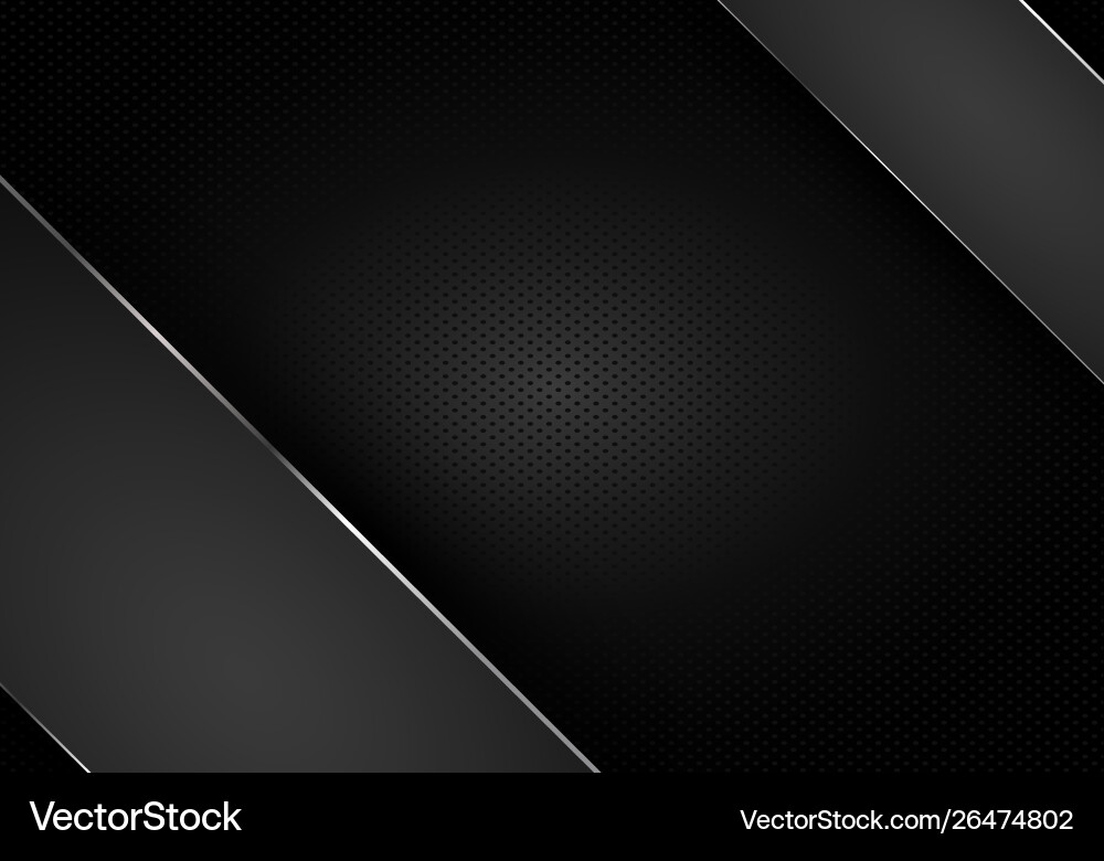 Tech dark design with perforated metal texture Tech dark design with perforated metal texture vector image