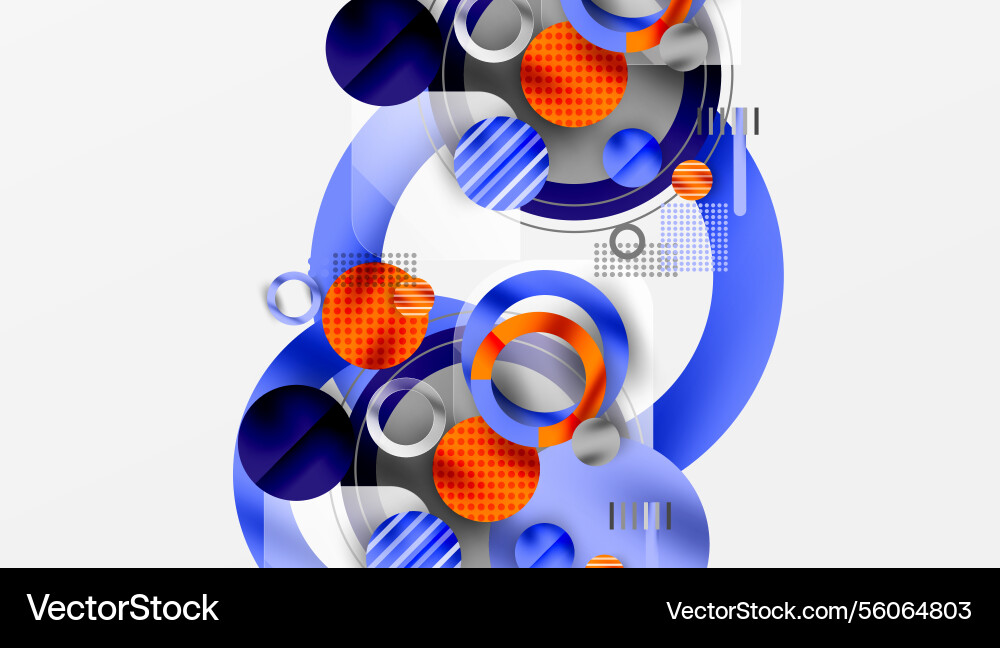 Abstract geometric background with overlapping Abstract geometric background with overlapping vector image