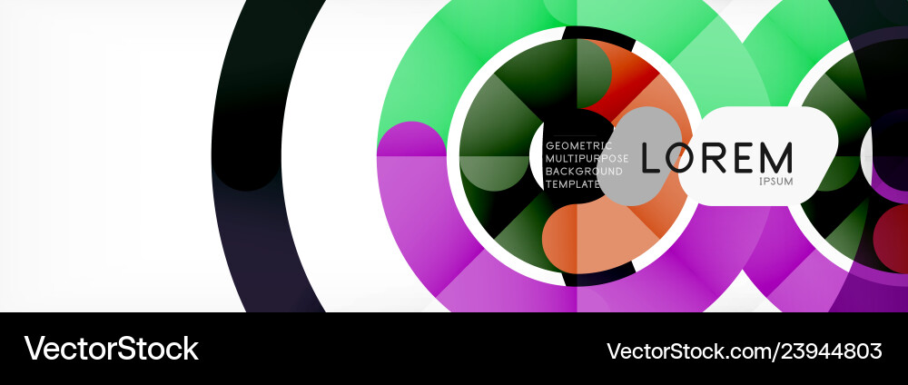 Circular lines design background Vector Image