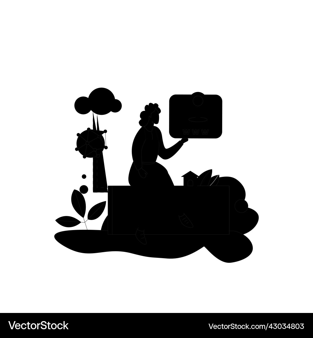 Creative-design-web-address Vector Image