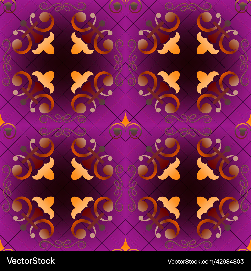 Seamless abstract colorful pattern of elements Vector Image