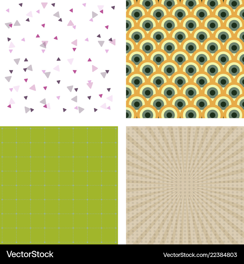 Set of cards patterns at the background Set of cards patterns at the background vector image
