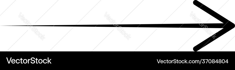 Black arrow pointing right shape element Black arrow pointing right shape element Vector Image