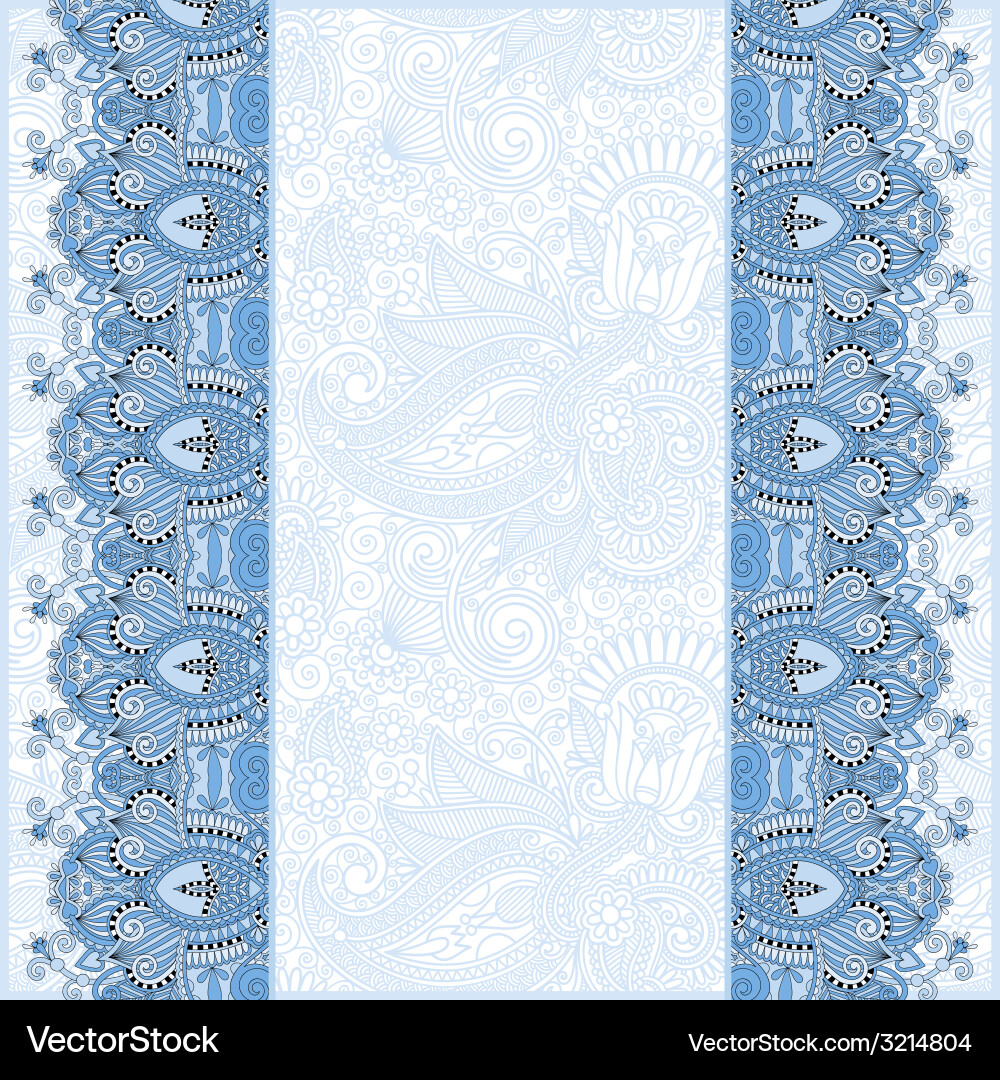 Dekorativer Hintergrund mit blauer Farbe Blume Vektorbild