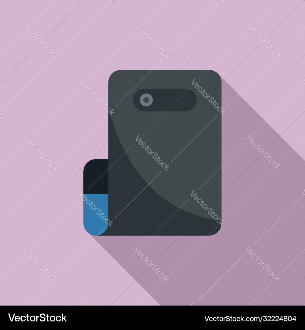 Flex display icon flat style Flex display icon flat style vector image