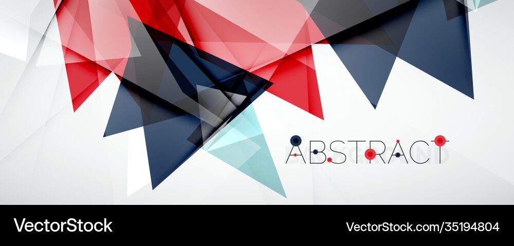 Geometric abstract background color triangle Geometric abstract background color triangle vector image