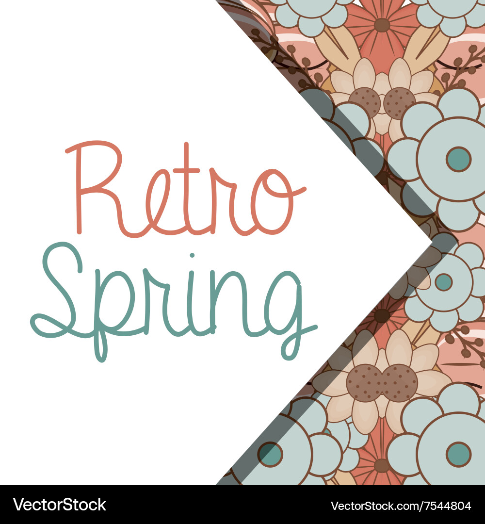 Hello spring design Vector Image