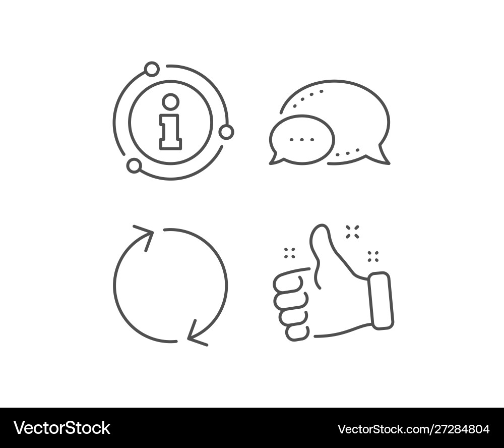 Refresh arrow line icon rotation arrowhead vector image