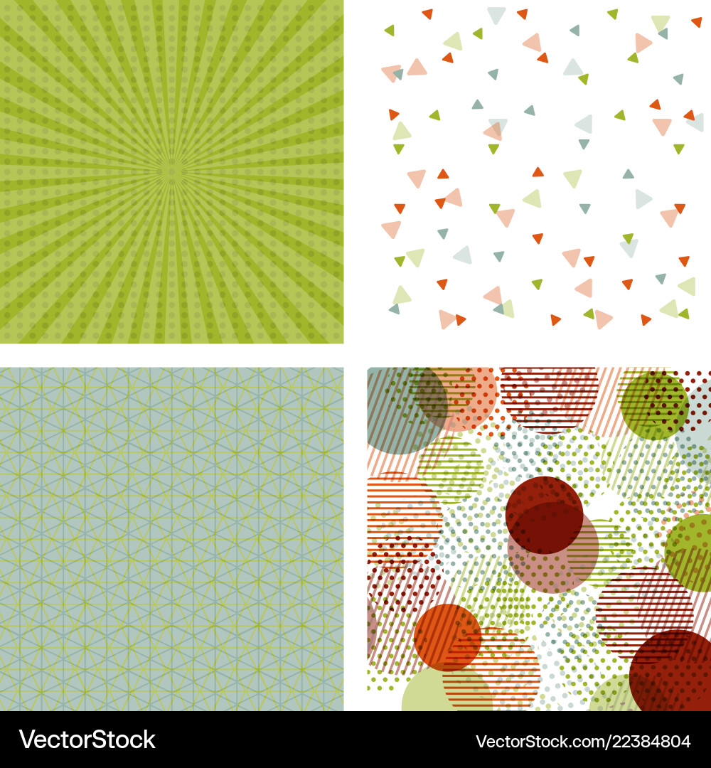 Set of cards patterns at the background Set of cards patterns at the background vector image