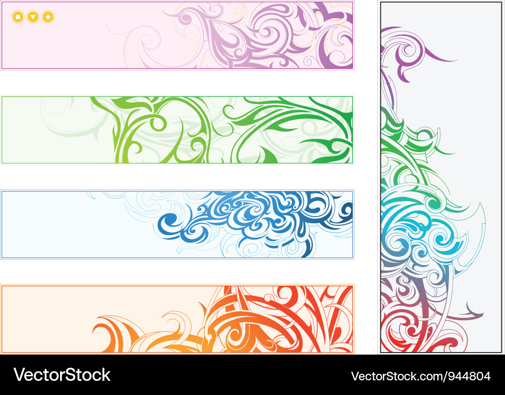 Swirling Abstract Patterns vector image