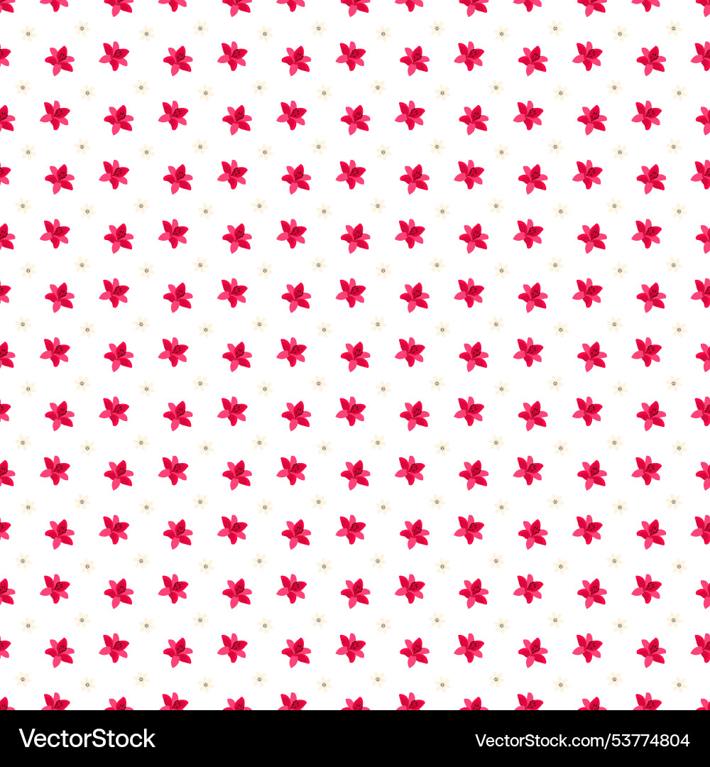 Tiny spring feelings seamless pattern design Tiny spring feelings seamless pattern design Vector Image