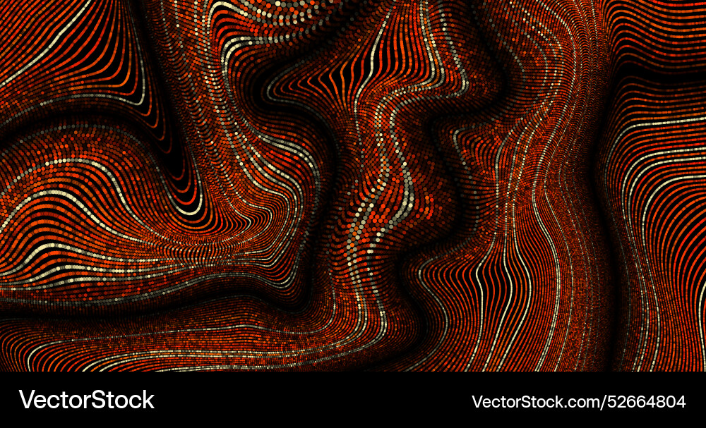 Wave pattern 3d glowing abstract digital Wave pattern 3d glowing abstract digital vector image