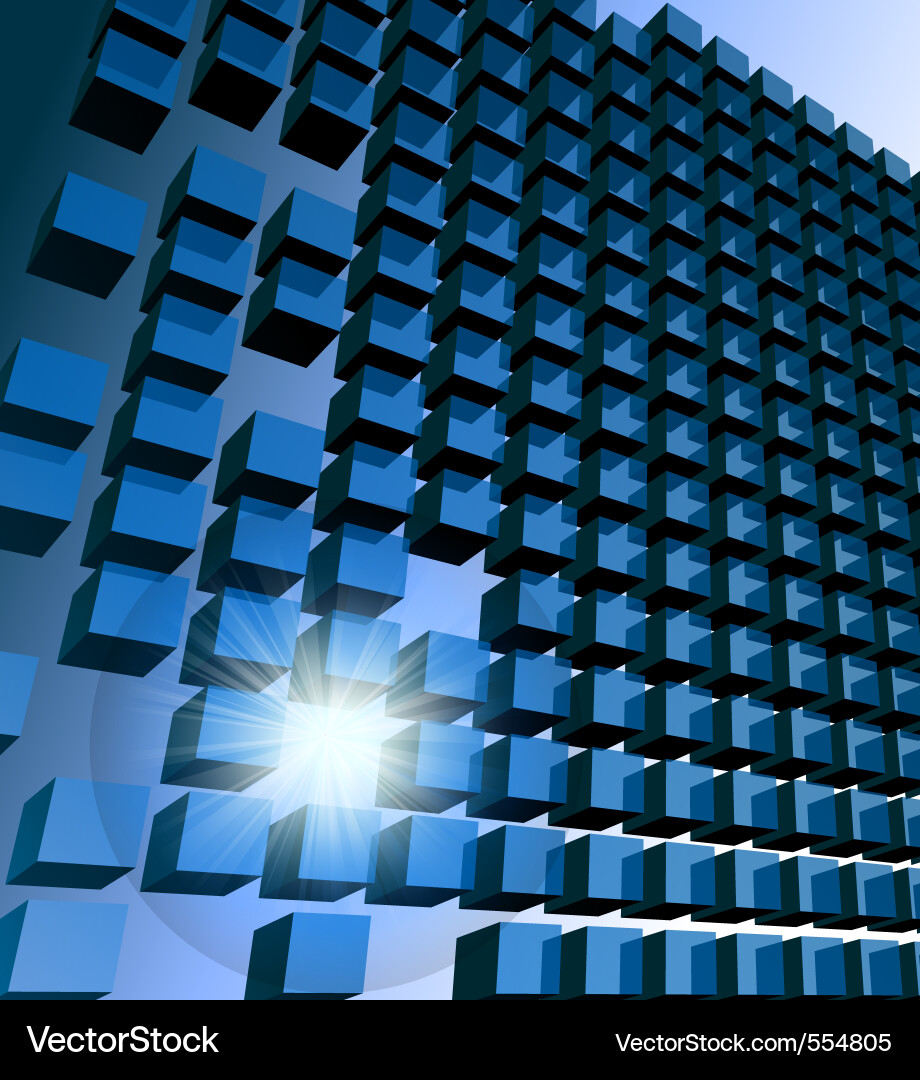 3d abstract background Vector Image