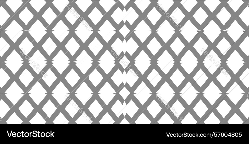 Classic diamond lattice abstract pattern design vector image